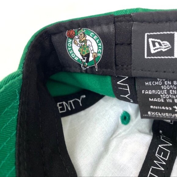 New Era 9Twenty Boston Celtics NBA Hat Green Adjustable Leprechaun Basketball - Picture 7 of 7